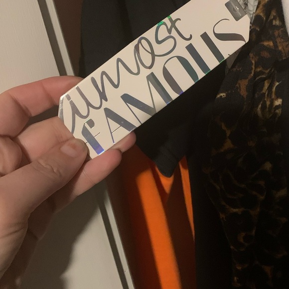 Almost Famous Leopard Print Dress NWT Animal Cheetah Bodycon Fitted Short Sexy - Picture 10 of 10